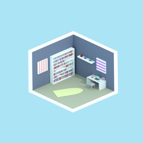LowPoly Office preview image